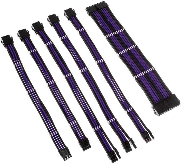 Kolink Core Adept Braided Cable Extension Kit - Noir/Violet