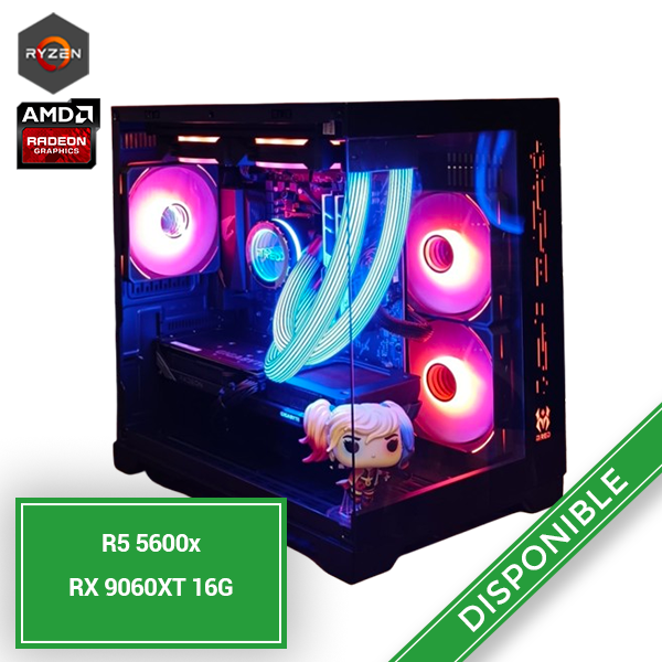 [Disponible] PC Harley Quinn noir RX9060XT 16G