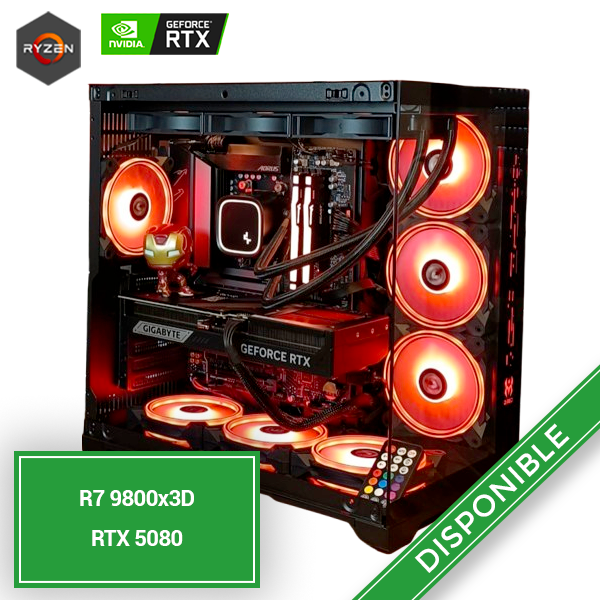 [Disponible] PC Iron Man 2.0 Noir R7 9800X3D RTX5080