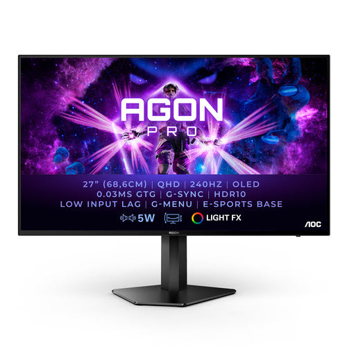 AGON Pro OLED 26.5" QHD/240Hz/0.03ms/G-SYNC